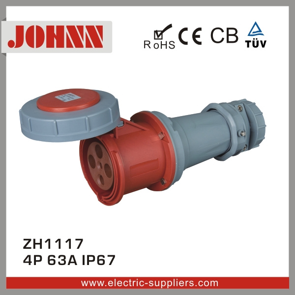 IP67 4p 63A High End Connector for Industrial