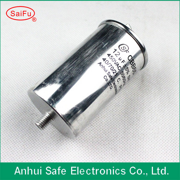 Aluminum Case Round Cbb65 Type Lmg Capacitor