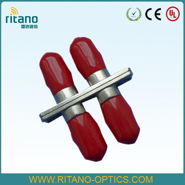 Duplex ST Fibre Optic Cable Adapter with Flange