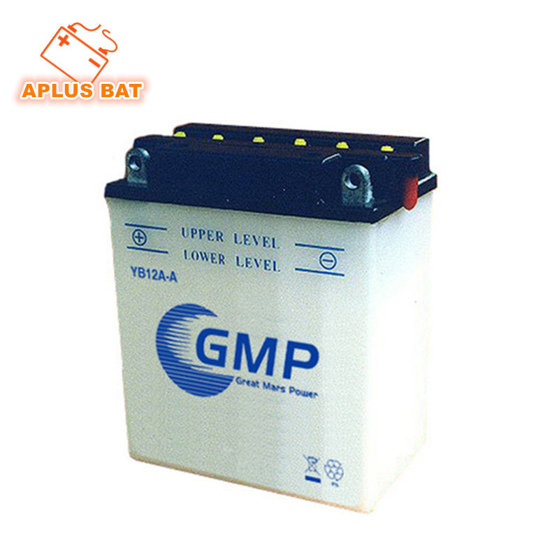 High Performance Dry Charge Motorcycle Battery Yb12A-a 12V 12ah