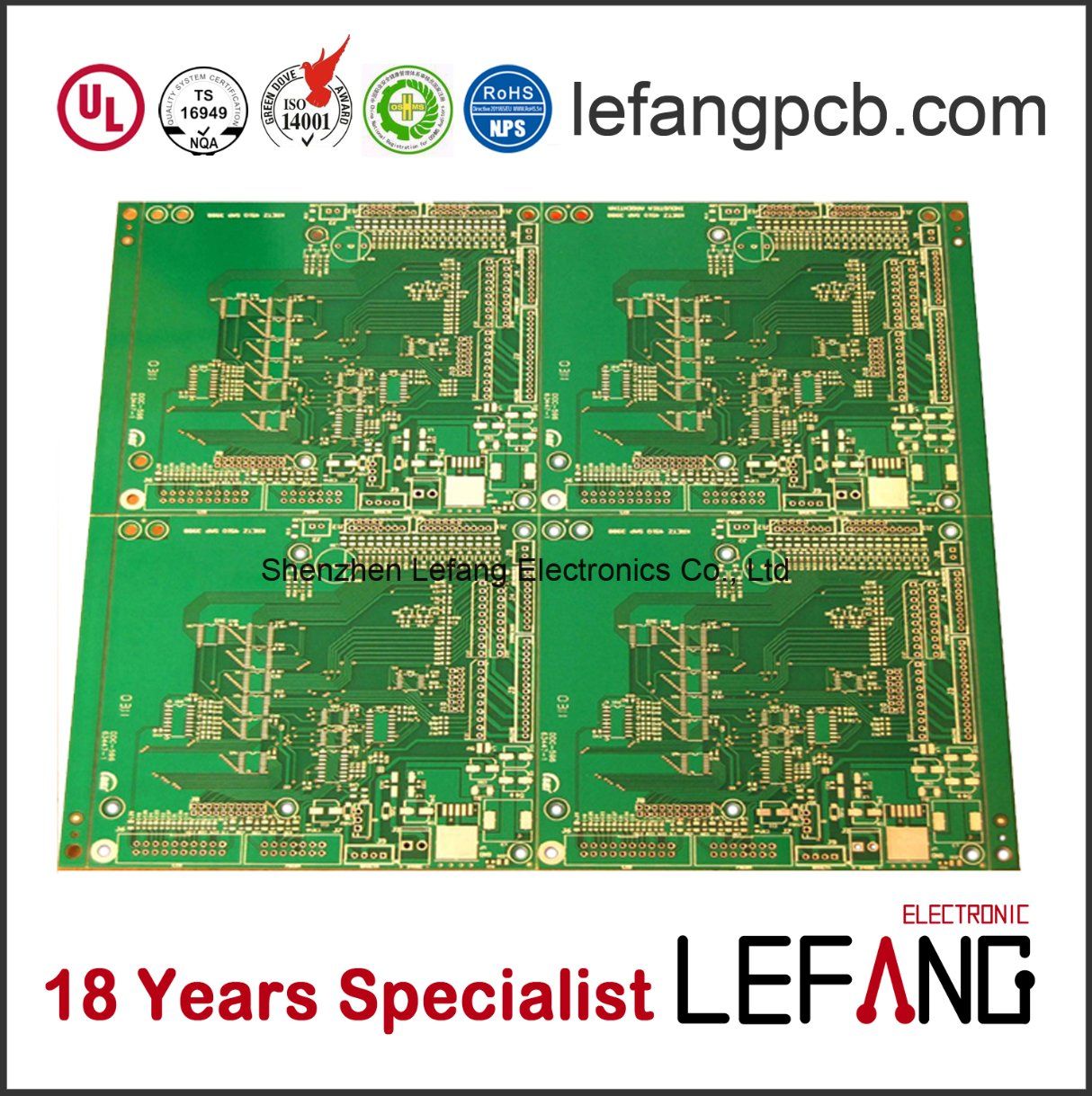 ISO/Ts16949 PCB Board for Automotive Electronics
