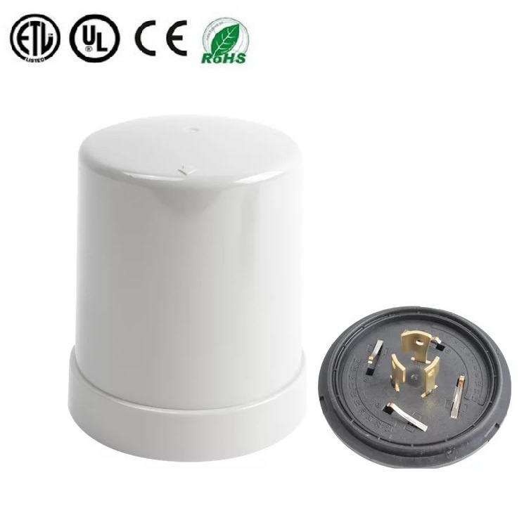 UL 7 Pin Base Assembled Photo Control Plastic Cover Shell LED Lighting