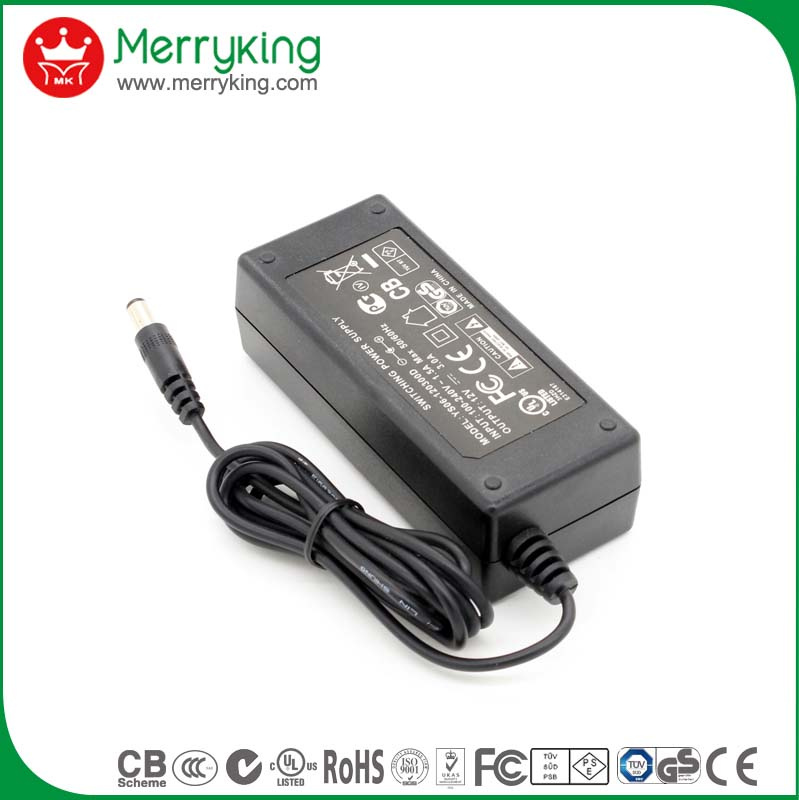 High Efficiency 12V 3A Desktop Power Adapter with Ce FCC UL