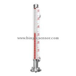 Side Mounted Double Flange Magnetic Level Gauge
