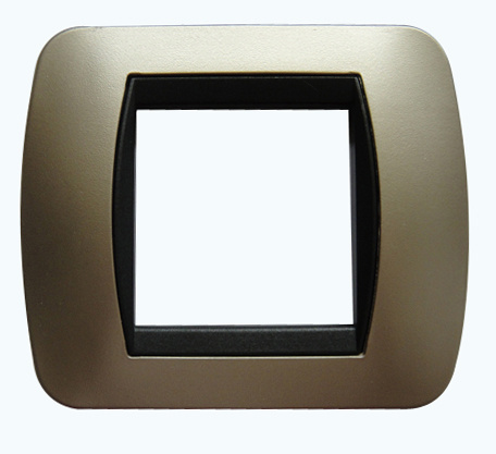 LV13-7 2 Module Zinc Alloy Wall Switch Plate