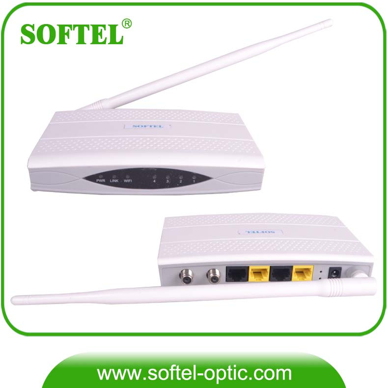 Four Ethernet Cable Modem Eoc Slave Eoc Master with WiFi Antenna