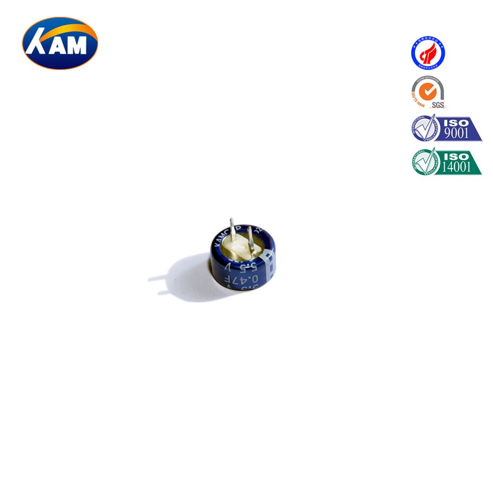 Coin Type 5.5V 0.47f Super Capacitor with Kamcap Brand