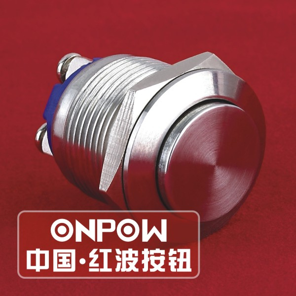 Onpow 19mm Push Button Switch (GQ19H-10/S, CE, CCC, RoHS, REECH)