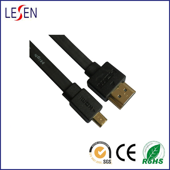 Flat HDMI Cable with Am to Dm Plugs