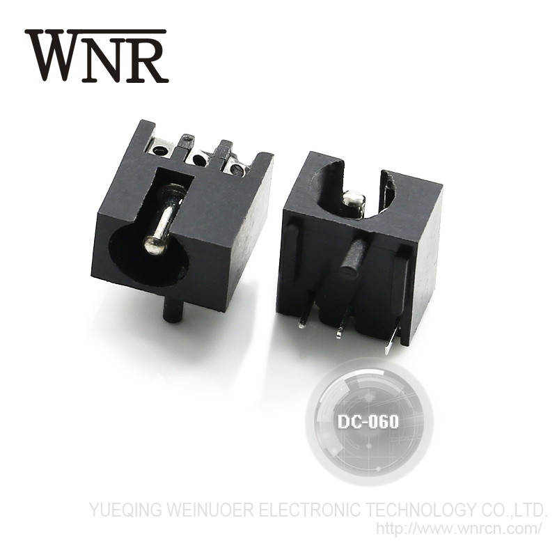Wnre Female DC Power Jack 3 Pin DC-060 DC Jack