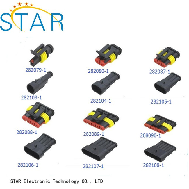 Waterproof AMP Male Female Auto Connector
