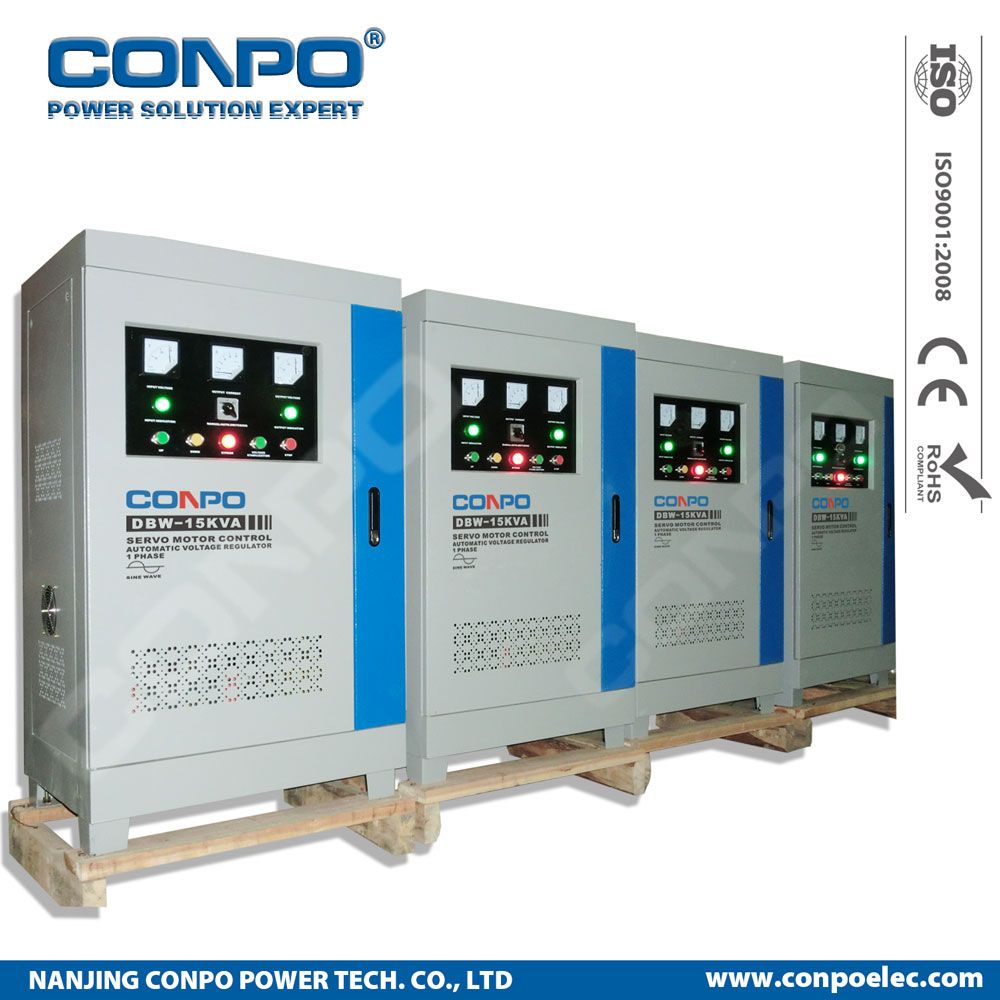 Dbw-15kVA 1phase Industrial-Grade Compensated Voltage Stabilizer/Regulator