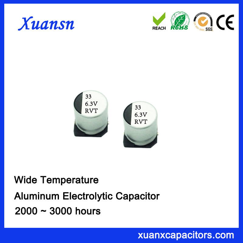 33UF 6.3V Standard SMD Aluminum Electrolytic Capacitor