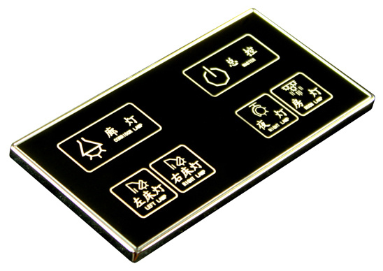 Imported Tempered Glass Soft LED Capacitive Touch Screen Switch Board