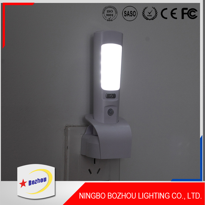 Hot Sale Cheap White Wall Plug Night Light Sensor