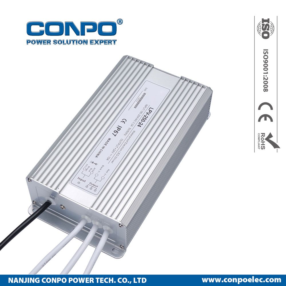 Lpv-250W 12V/24V Waterproof Power Supply