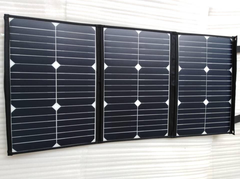 40W Sunpower Foldable Flexible Soft Elastic Portable Solar Mobile Phone Power Panel Charger
