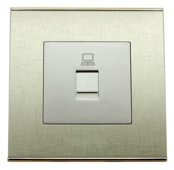 Ee- Kd1 Factory Supply 1 Gang 8 Core Computer Socket