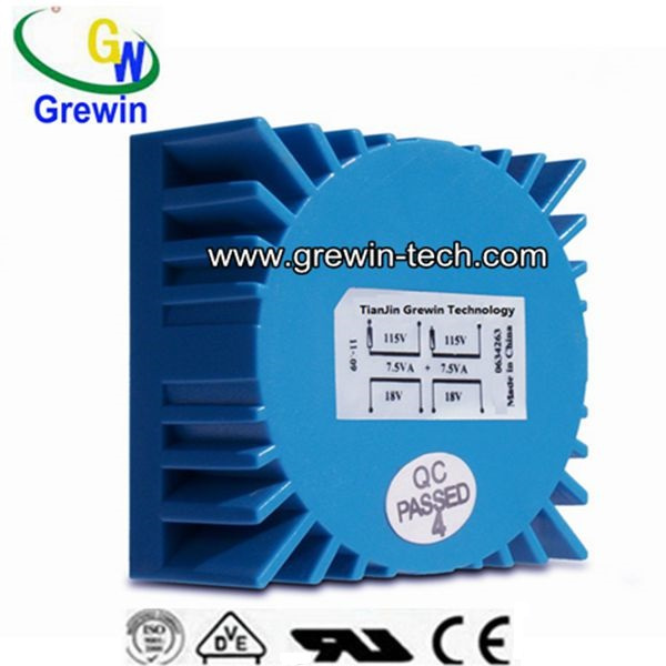 Copper Wire Made PCB Encapsulated Toroidal Transformer for Lighting