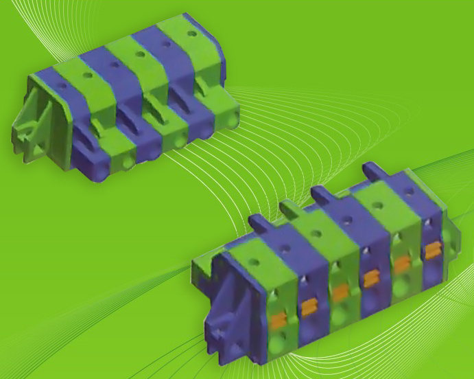 Screwless Pluggable Terminal Block with Side Fixed