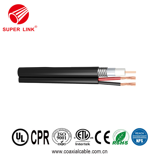 Foam PE Dielectric Coaxial Cable Rg59+2c