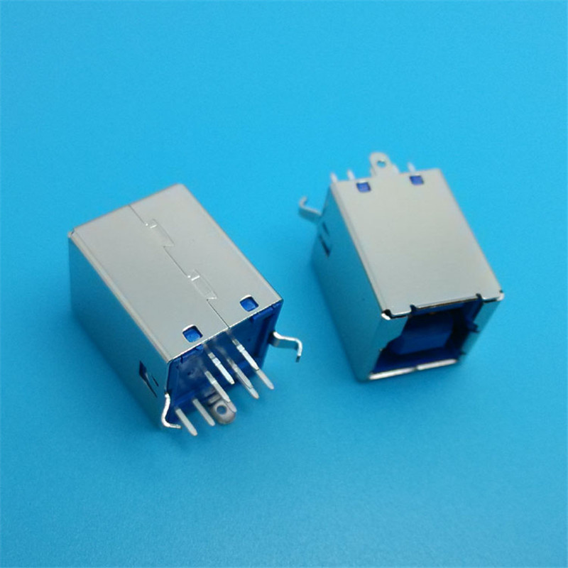 Steel Shell 3.0 Female 9 Pin B Type USB Connector