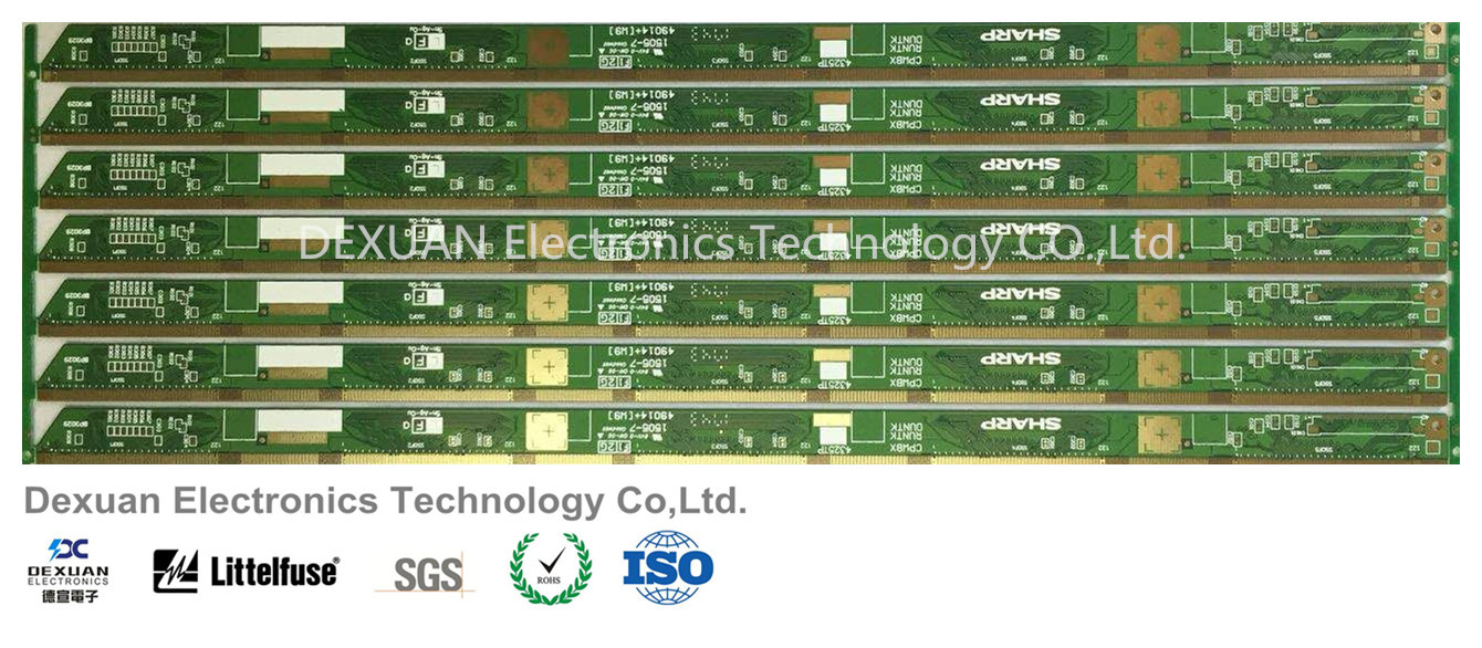 High-Quality Multi-Layer Printed Circuit Board PCB with Immersion Gold for Sharp Smart TV