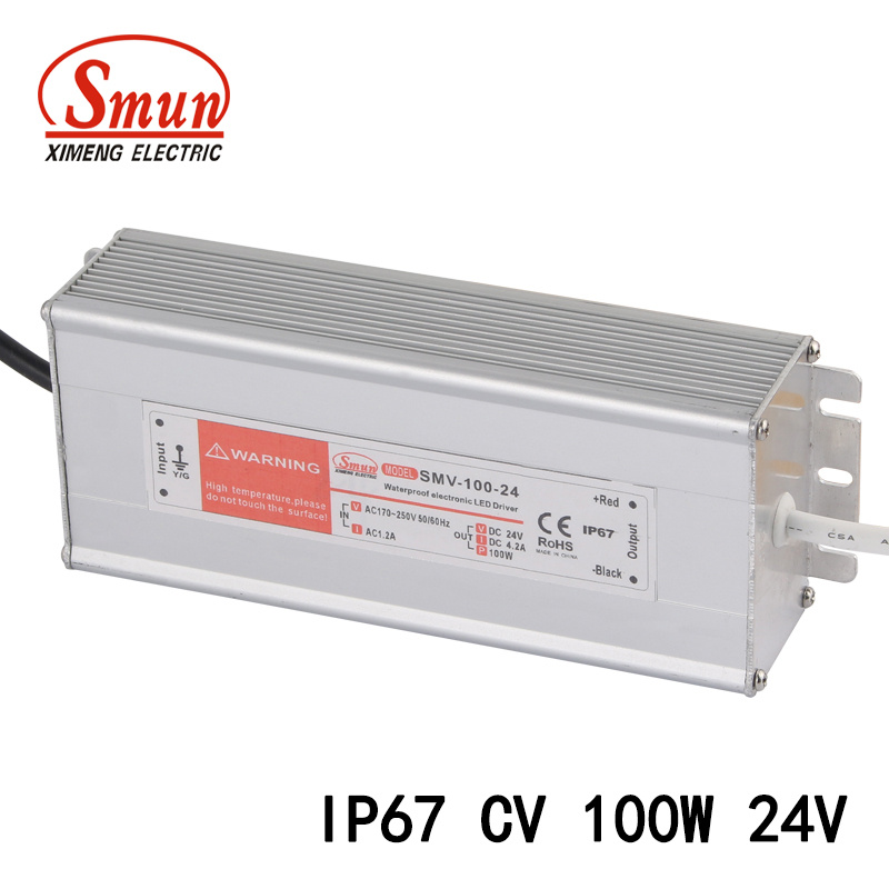 100W 24V 4.2A Constant Voltage Waterproof IP67 LED Power Supply