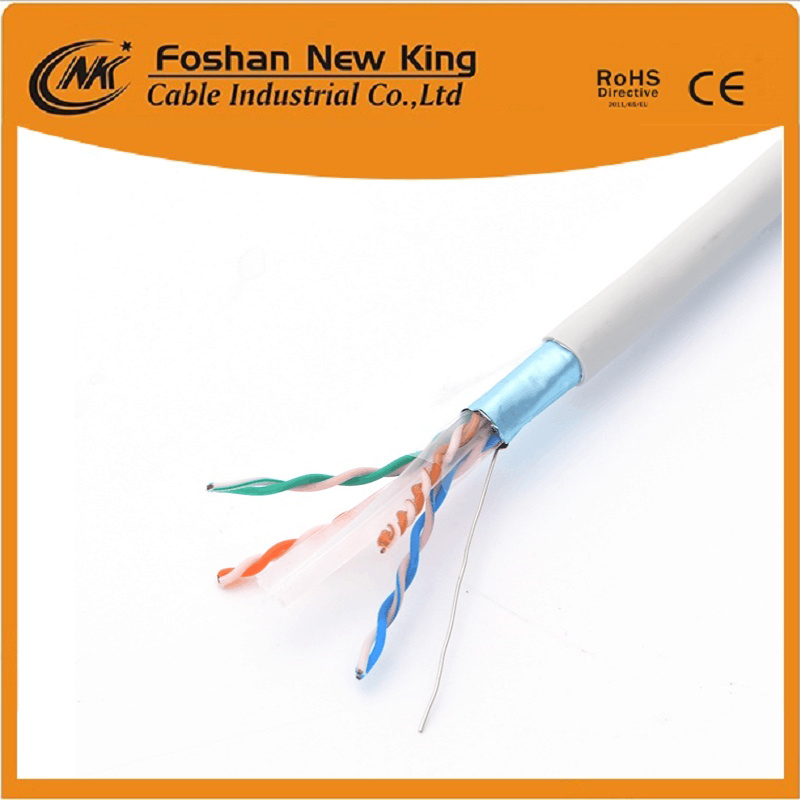 Factory 4X2X23AWG CCA/Bc Cat 6 LAN Cable Network Cable Within 250m Speed Transmission
