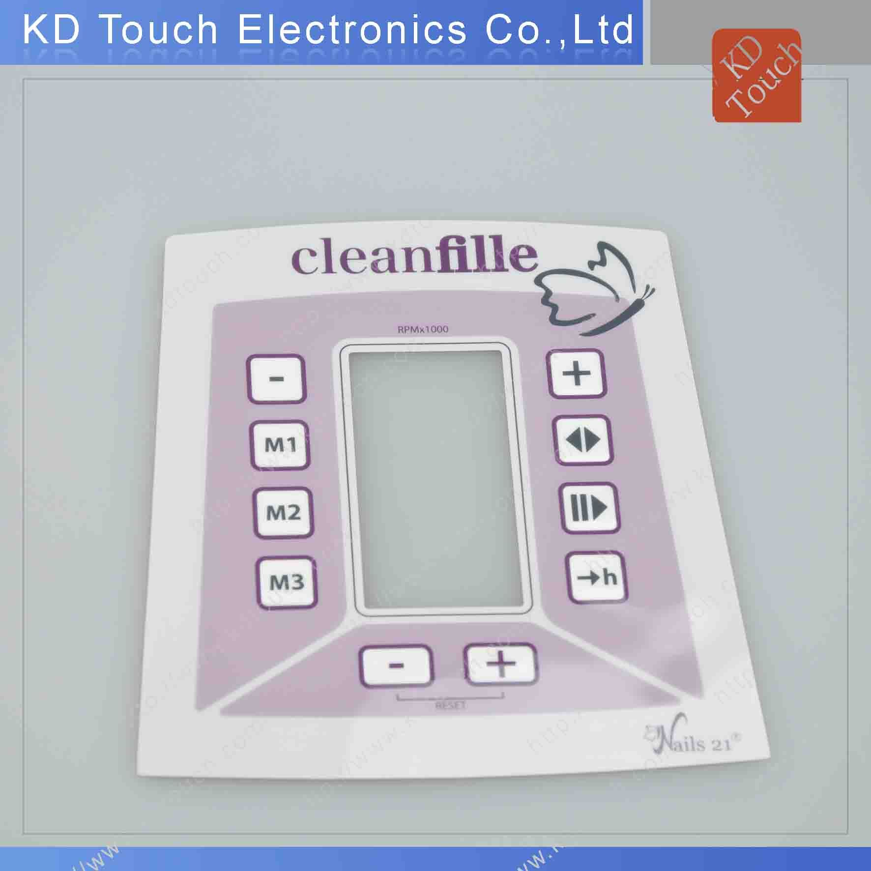Embossing Tactile Membrane Overlay with Metal Dome