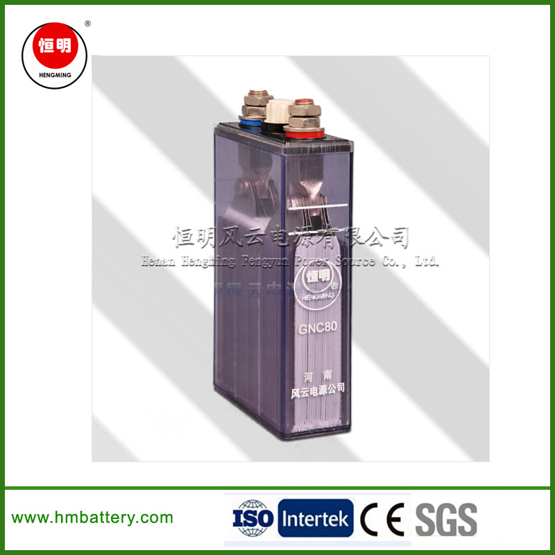 Sintered Type Ni-CD Alkaline Battery Gnc80 for Diesel Engine Starting