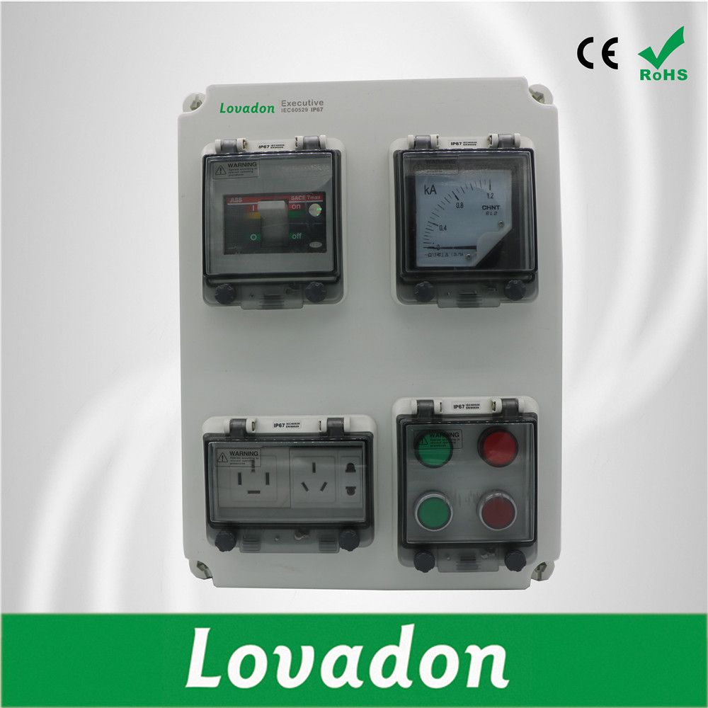 Circuit Breaker Enclosure Window / Transparent Contact Protection Window Hood IP67 Plastic Waterproof Electrical Junction Box