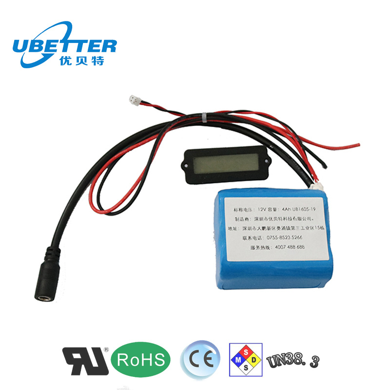 High Capacity 12.8V 12ah LiFePO4 26650 Battery Pack for E-Tools