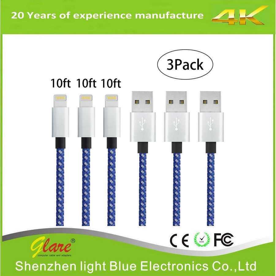 USB Data Sync Fast Charging Cable for iPhone 7
