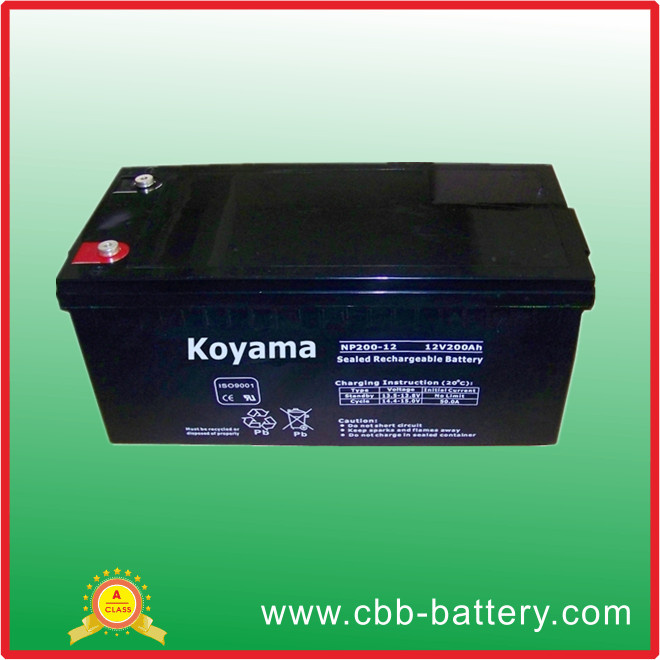 200ah 12V Rechargeable Storage AGM Battery UPS Battery