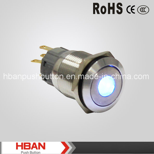 RoHS DOT-Illumination Momentary (19mm) LED Pushbutton Switches