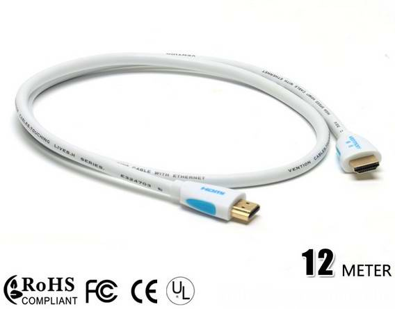 High Speed 12m HDMI Cable Vw-1 Support 1080P 4k*2k 3D