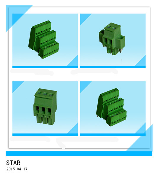 Screwless Terminal Block Pitch 2.54 Mm, 5.0mm, 10mm