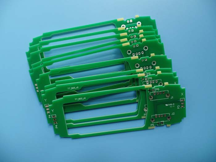 Surface Immersion Silver PCB Board 2layer Fr4 with Green Soldermask
