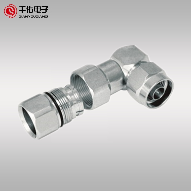Right Angle N Male Connector for 1/2 Cable