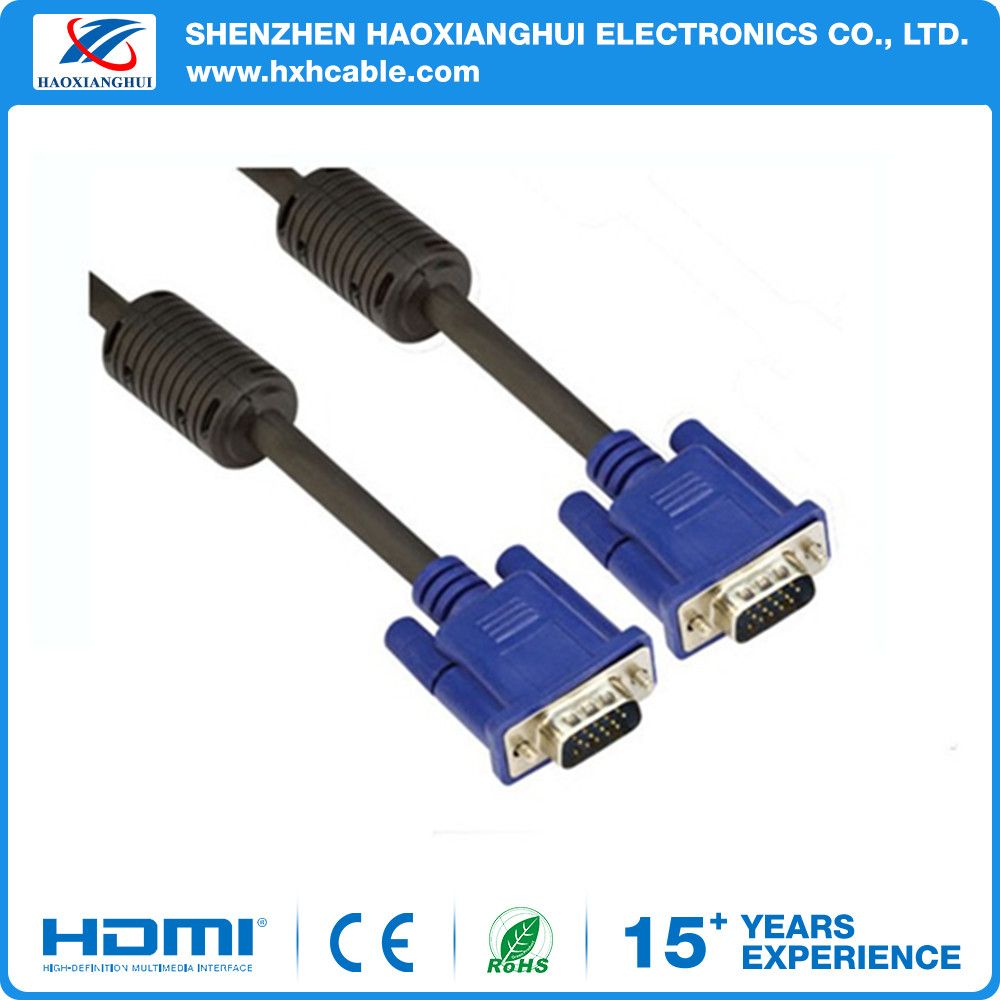 Hot Selling 5FT Nickel Plated VGA Cable