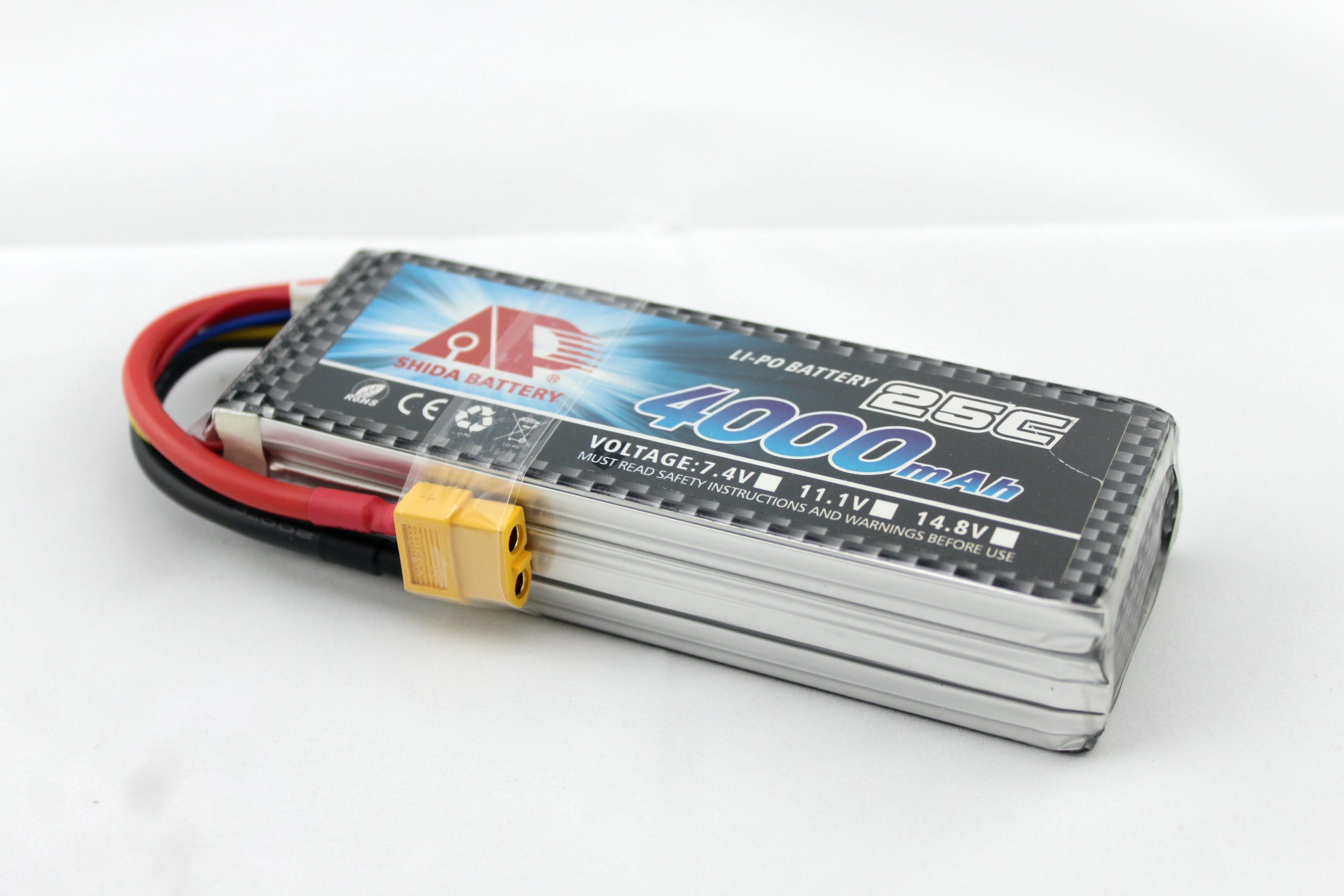 4000mAh 11.1V Lithium Polymer Battery for R/C Model