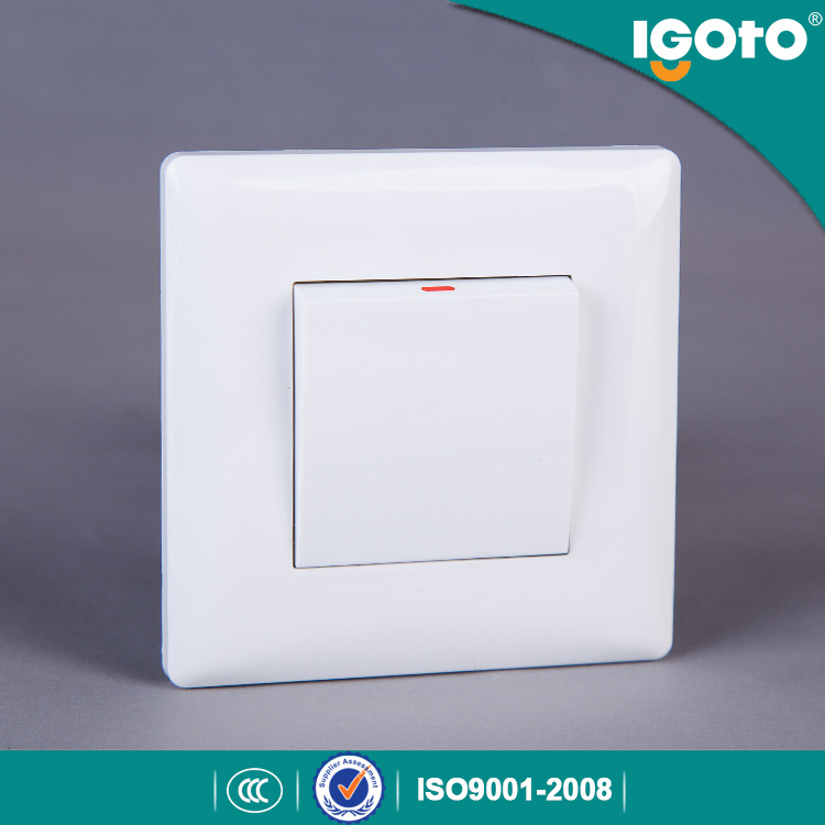 Europe Style Ce Certificate Wall Switch 1 Gang Switch
