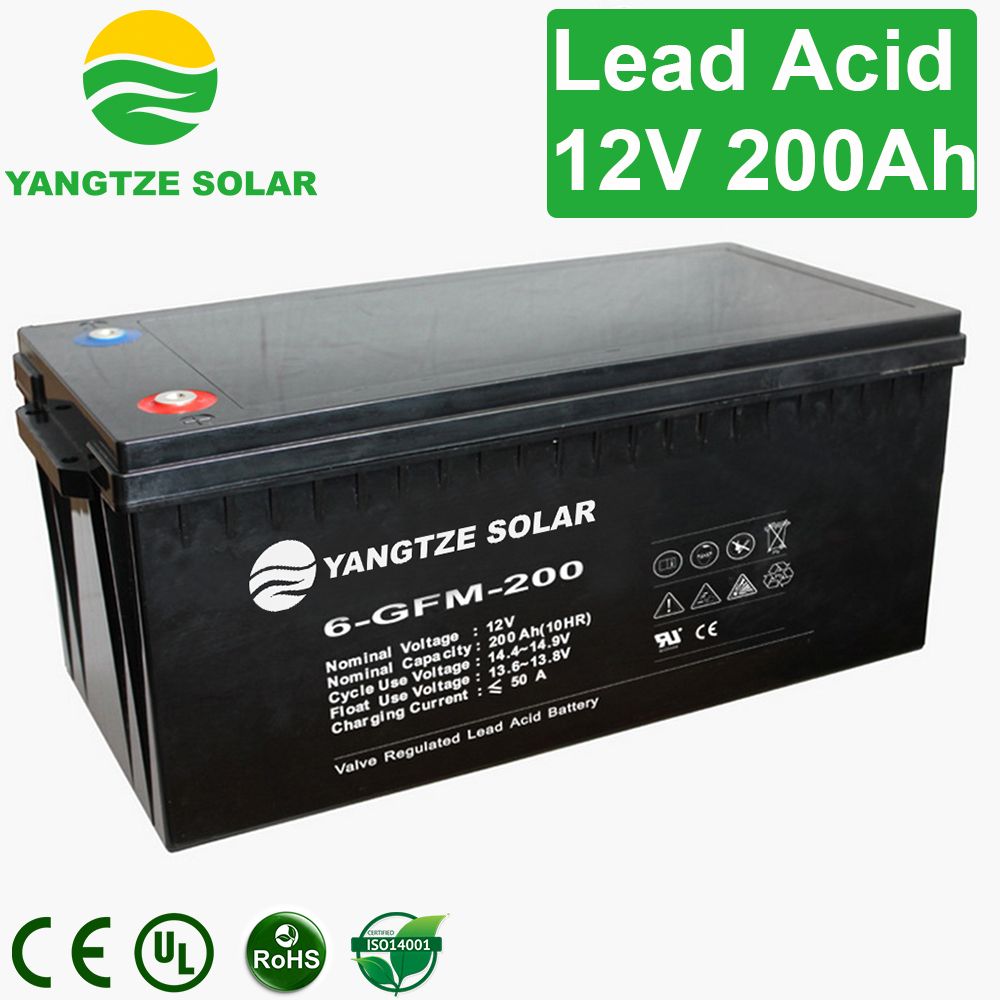 Yangtze Power 12V 200ah Deep Cycle Battery for Solar Power