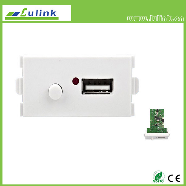 Modular USB Charge Wall Plate