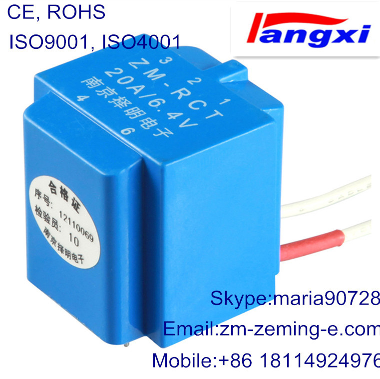 Electronic Miniature Transformer Used for Relay Protection/ Ultramicro Current Transformer Zm-Rct