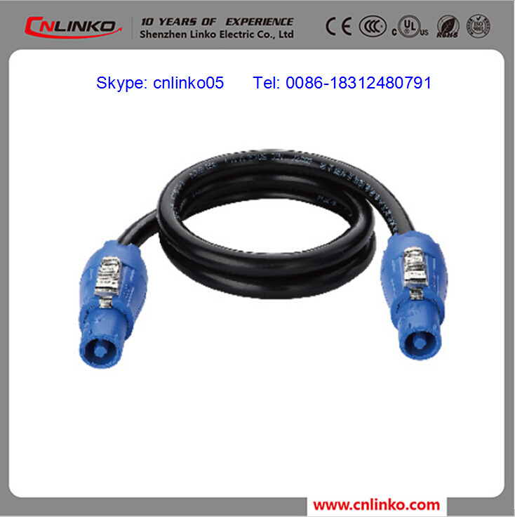 LED Used 3 Pin Powercon Cables and Connectors