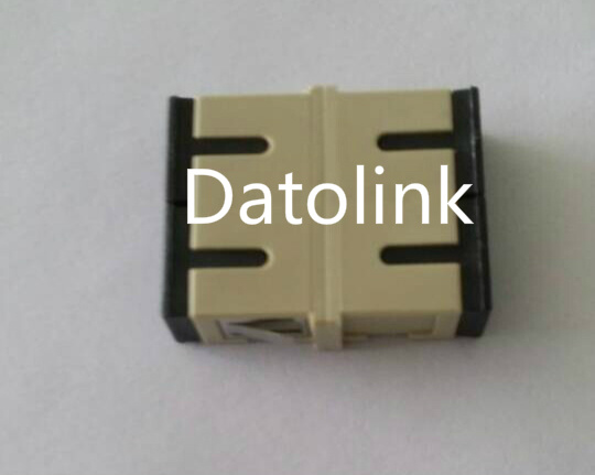 Beige Sc mm, Duplex Without Flange Fiber Optical Adapter