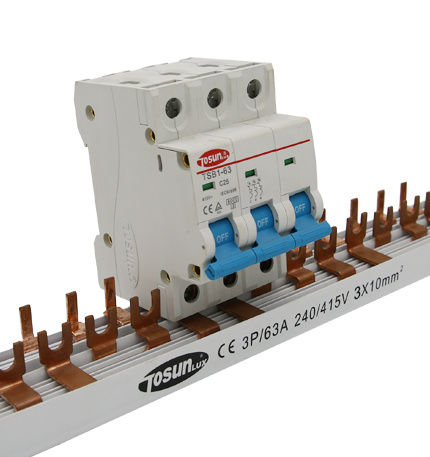 MCB Miniature Circuit Breaker with Fork Busbar Terminal