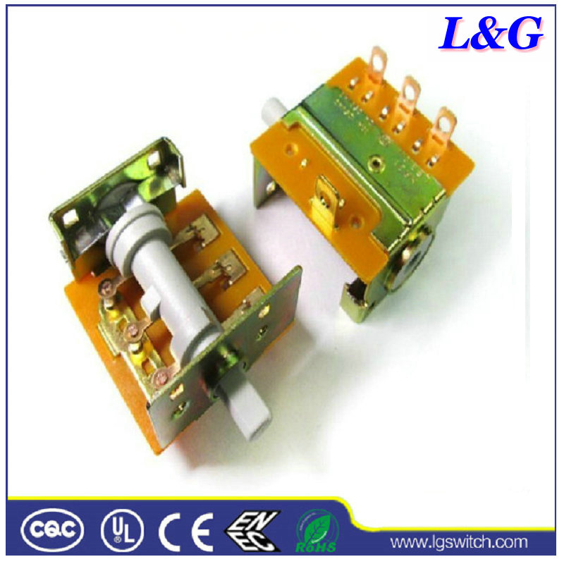 Electrical Heater 360 Rotating 4 Pole 3 Position Selector Rotary Switch (HR31)